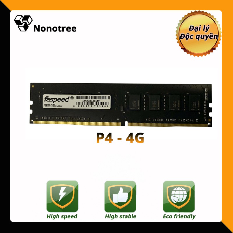 Faspeed RAM DDR4 P4 4G 2666 2400 bảo hành 3 năm 1.5v non-ECC hoàn toàn mới chính hãng DIY nâng cấp 8G 16G Tham khảo