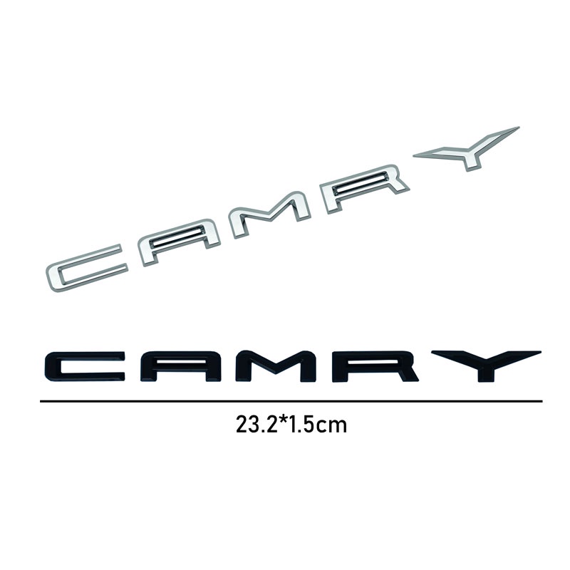 FENDER 1 Miếng Dán logo 3D Bằng ABS Trang Trí Đuôi Xe Hơi Camry