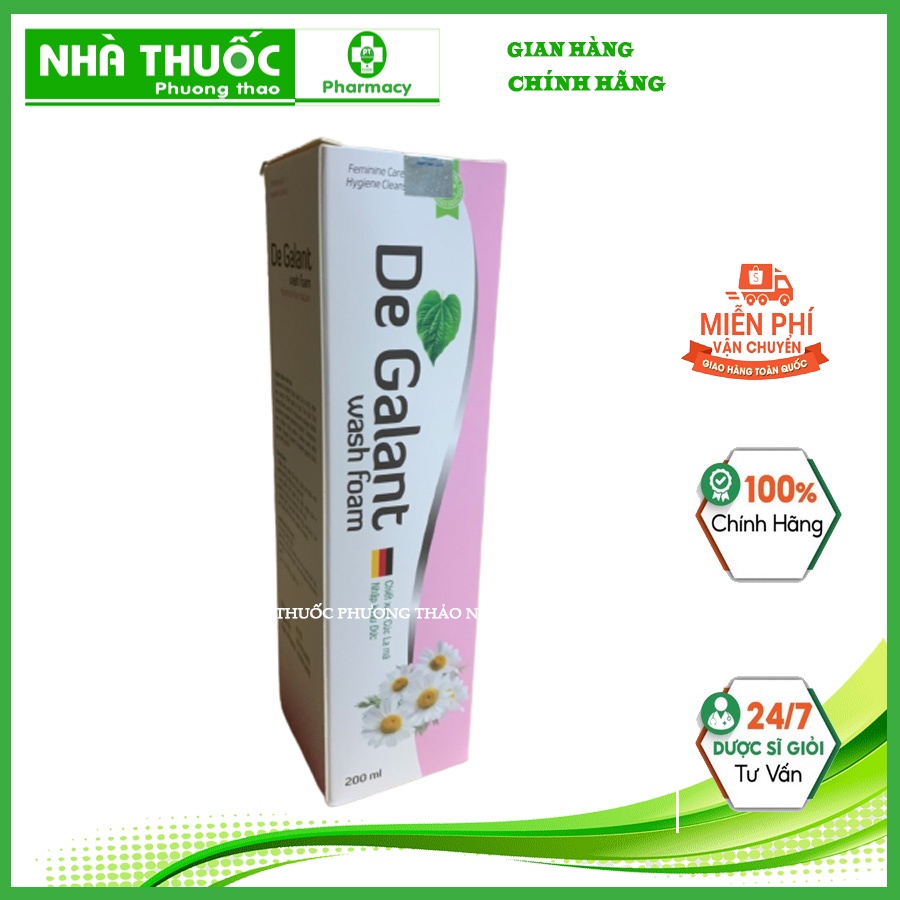 (mua 3lo tawng 1 lo)Dung dịch vệ sinh phụ nữ dạng bọt De Galant