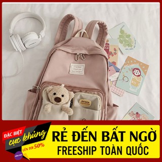 Balo gấu 2 túi nhiều màu siêu đẹp