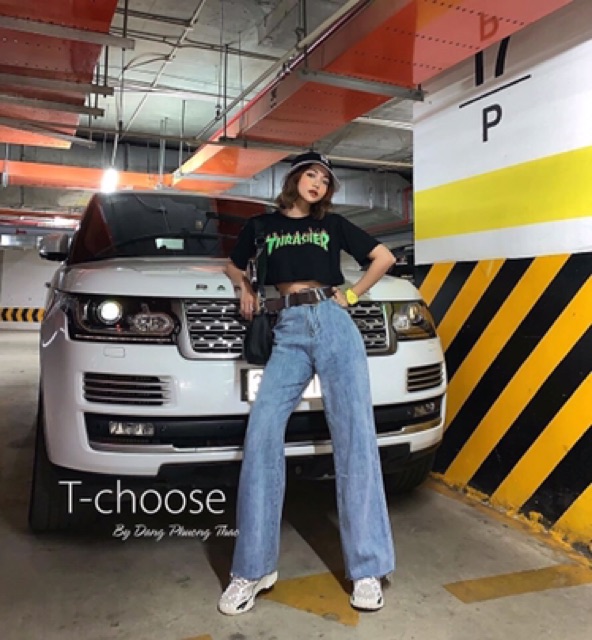 Quần jeans suông ulzzang