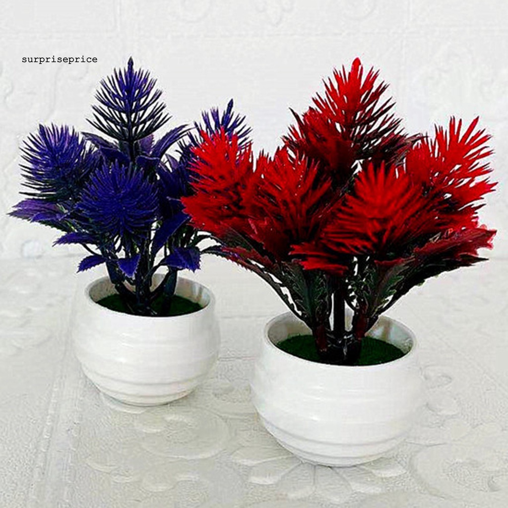 1 bộ cây bonsai nhân tạo bằng nhựa cỡ lớn không phai màu trang trí nhà cửa