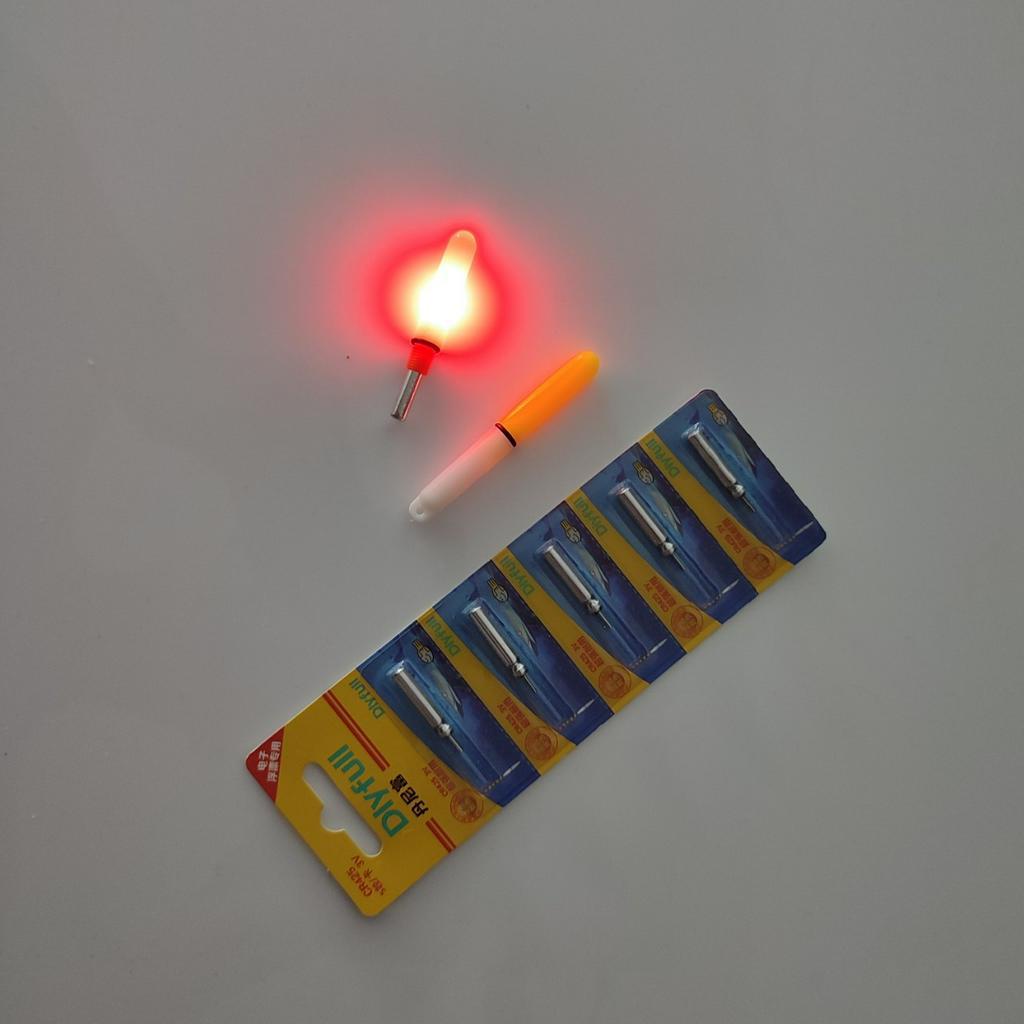 Combo đèn phao câu cá ban đêm kèm pin cr425 câu lục, câu đài