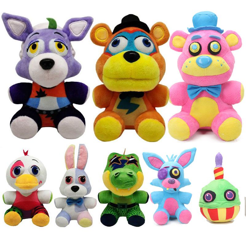【In Stock】18cm FNAF Five Nights At Freddy's đồ chơi nhồi bông món quà đồ chơi