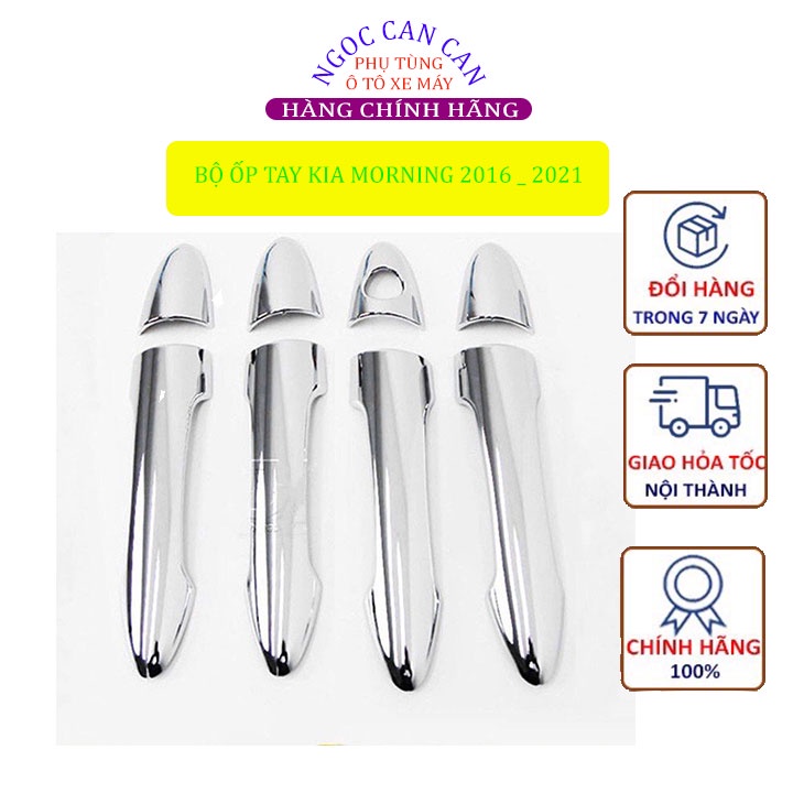 Ốp Tay Nắm Cửa Xe Kia Morning 2016-2020