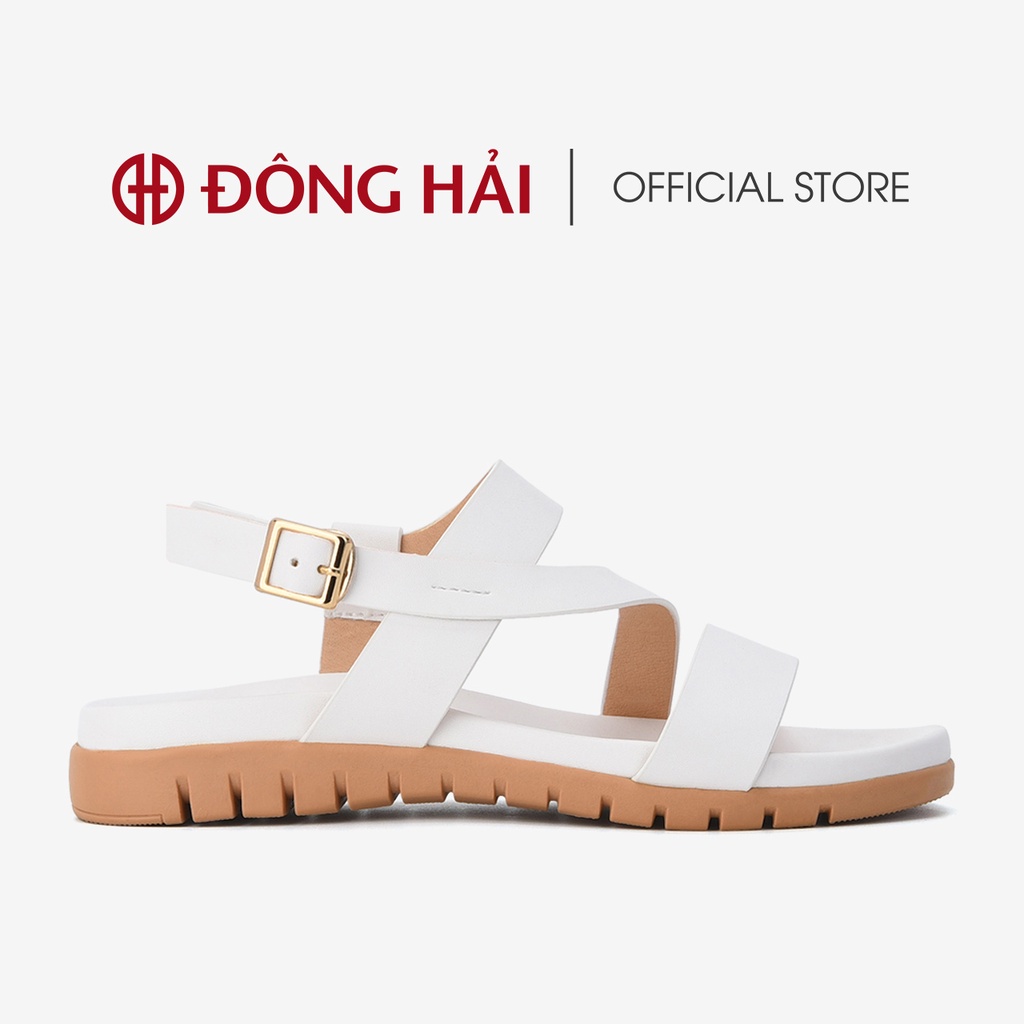 Sandal đế bệt nữ Đông Hải thiết kế quai chéo cách điệu tạo hiệu ứng thon chân - S32B2