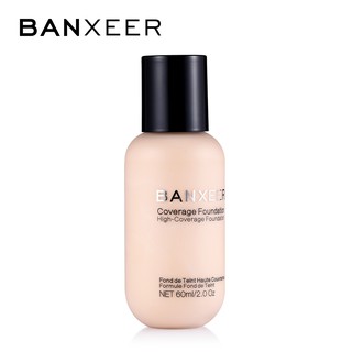 Kem nền dạng lỏng BANXEER độ che phủ cao kiềm dầu lâu trôi 60ml
