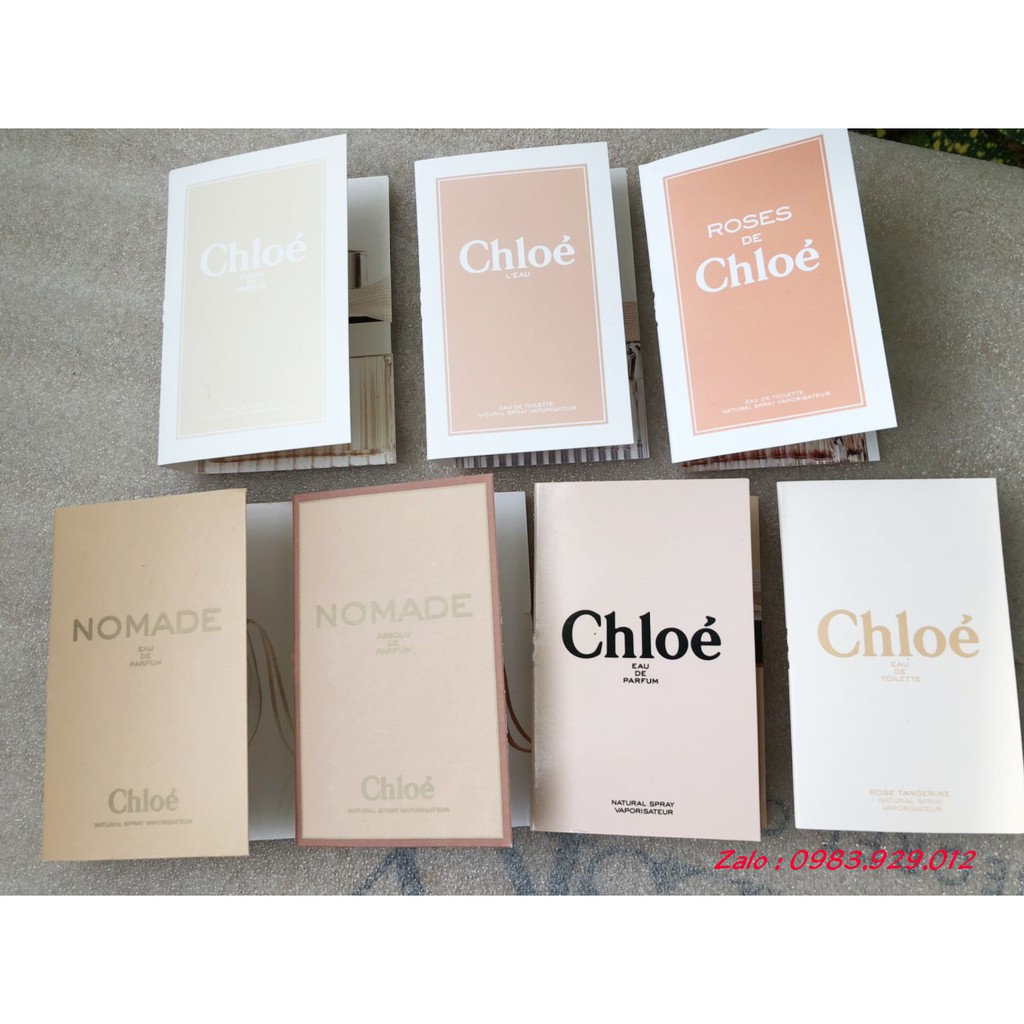 Mẫu thử Vial  Nước hoa Chloe các mùi