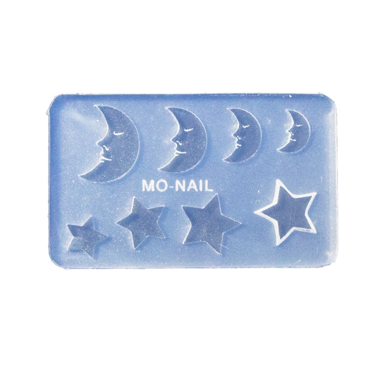 [Hàng mới về] Khuôn silicon làm phụ kiện trang trí móng tay nghệ thuật hình đám mây/ngôi sao/mặt trăng/mặt trời DIY