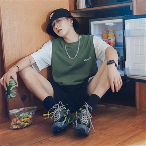 Áo thun sát nách dáng rộng thời trang Hàn Quốc năng động dành cho nam