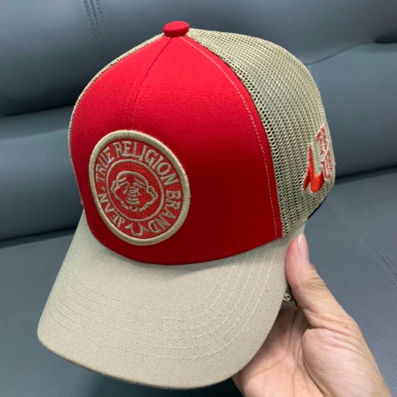Nón ông địa lưới logo tròn
