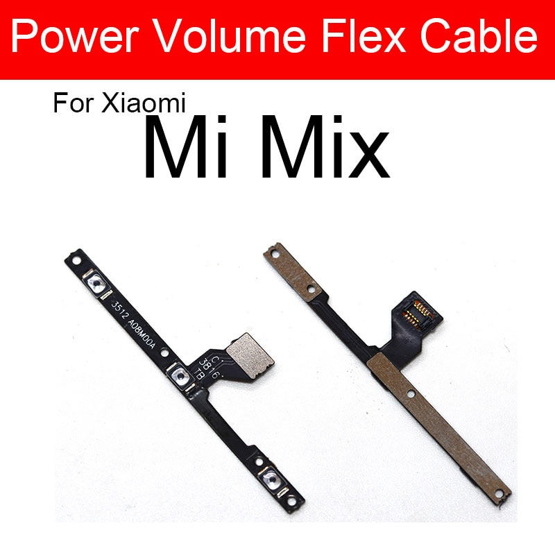Cáp Flex Âm Lượng Và Nút Bấm Cho Xiaomi Redmi Mi A1 A2 A3 5x 6 6x Cc9E Note Max Mix 2 2s 3 Lite Pro