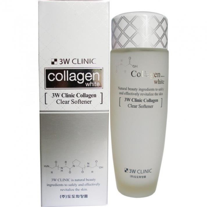 Nước hoa hồng dưỡng trắng da chiết xuất từ Collagen 3W Clinic, Nước hoa hồng chăm sóc da hiệu quả HN71