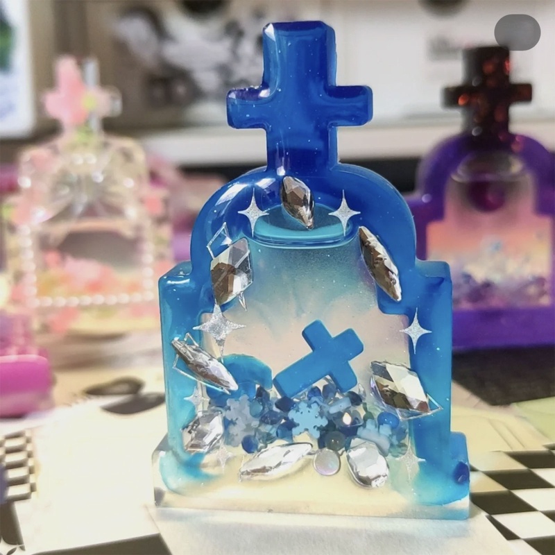 Khuôn Làm Móc Khóa Bằng Silicone Hình Bình Lắc DIY