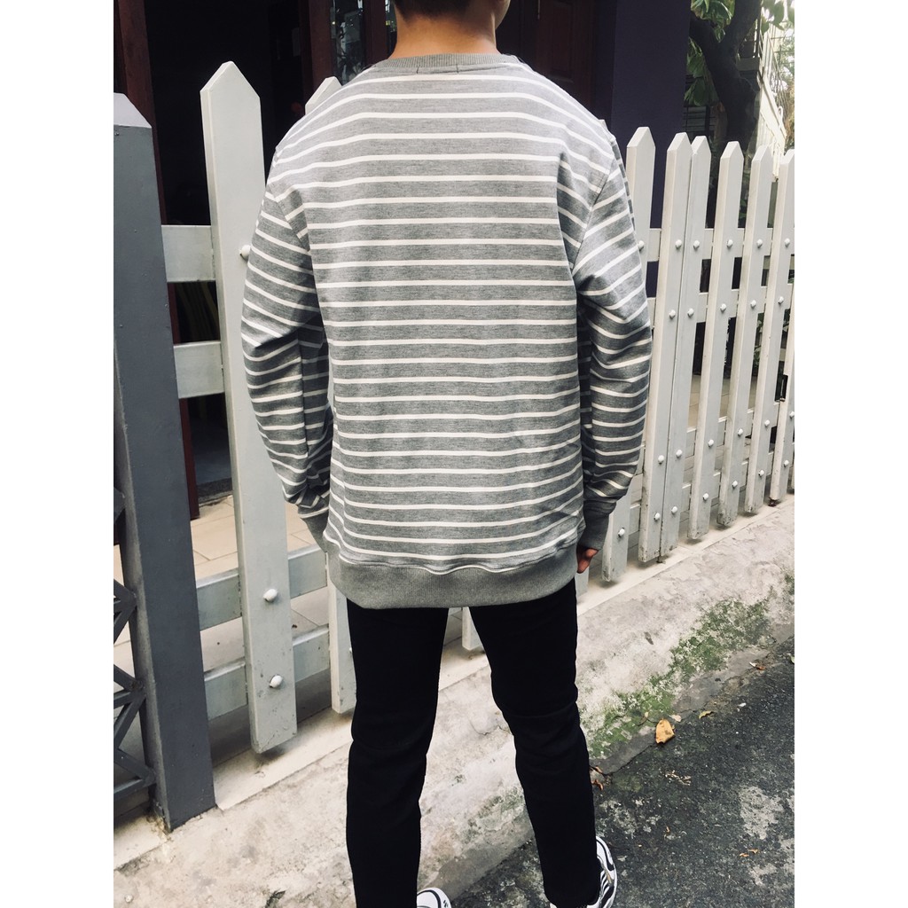 Áo sweater sọc Fox unisex | BigBuy360 - bigbuy360.vn
