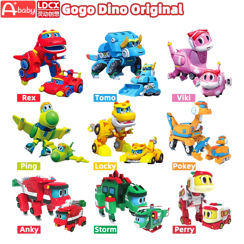 Gogo Dino Mô hình khủng long biến hình cho bé