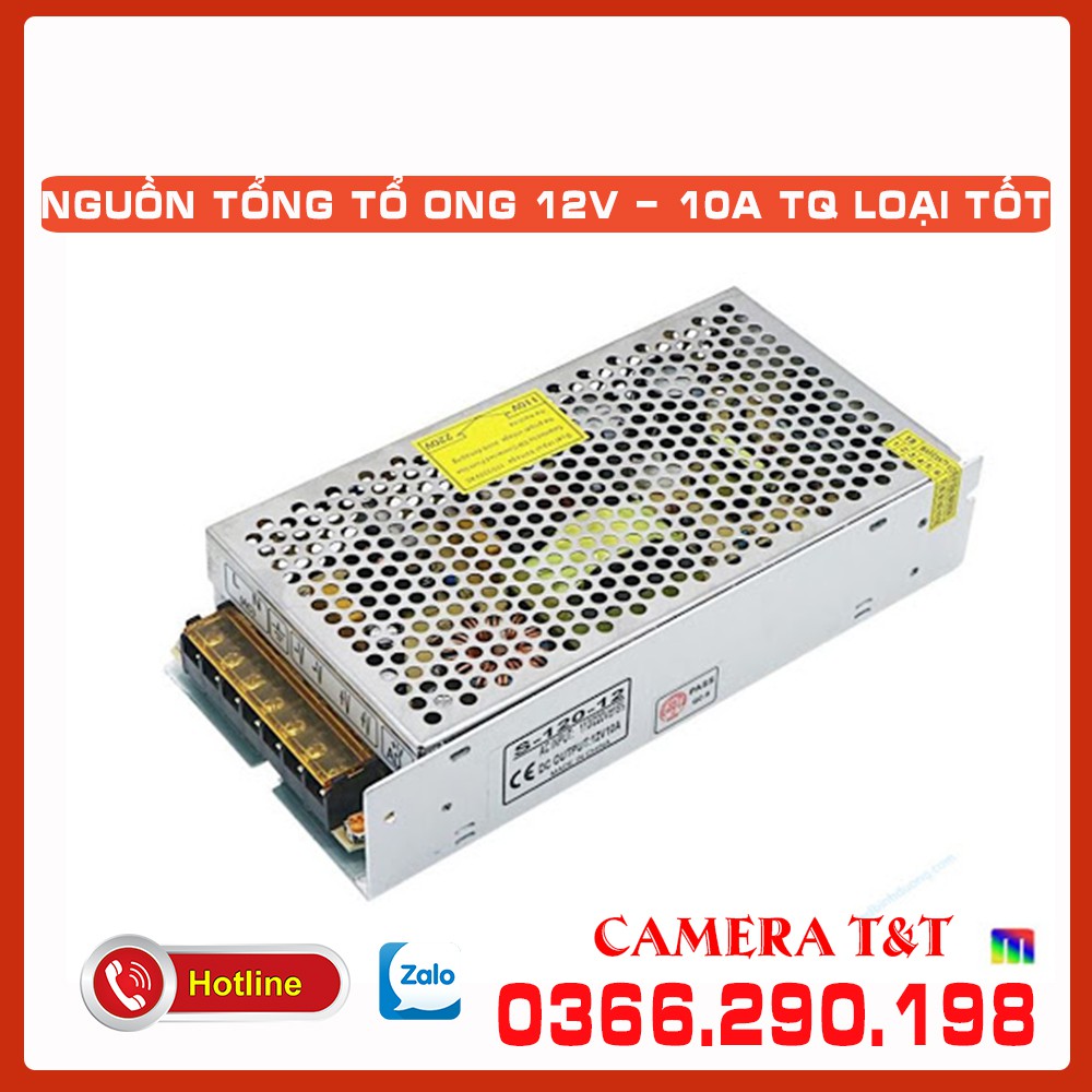 NGUỒN TỔNG TỔ ONG 12V - 10A / 12V - 20A LOẠI TỐT CHUYÊN DỤNG CHO CAMERA VÀ ĐẦU GHI HÌNH CAMERA