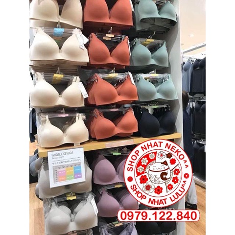 Áo Lót chip ngực Uniqlo không gọng Nhật Bản