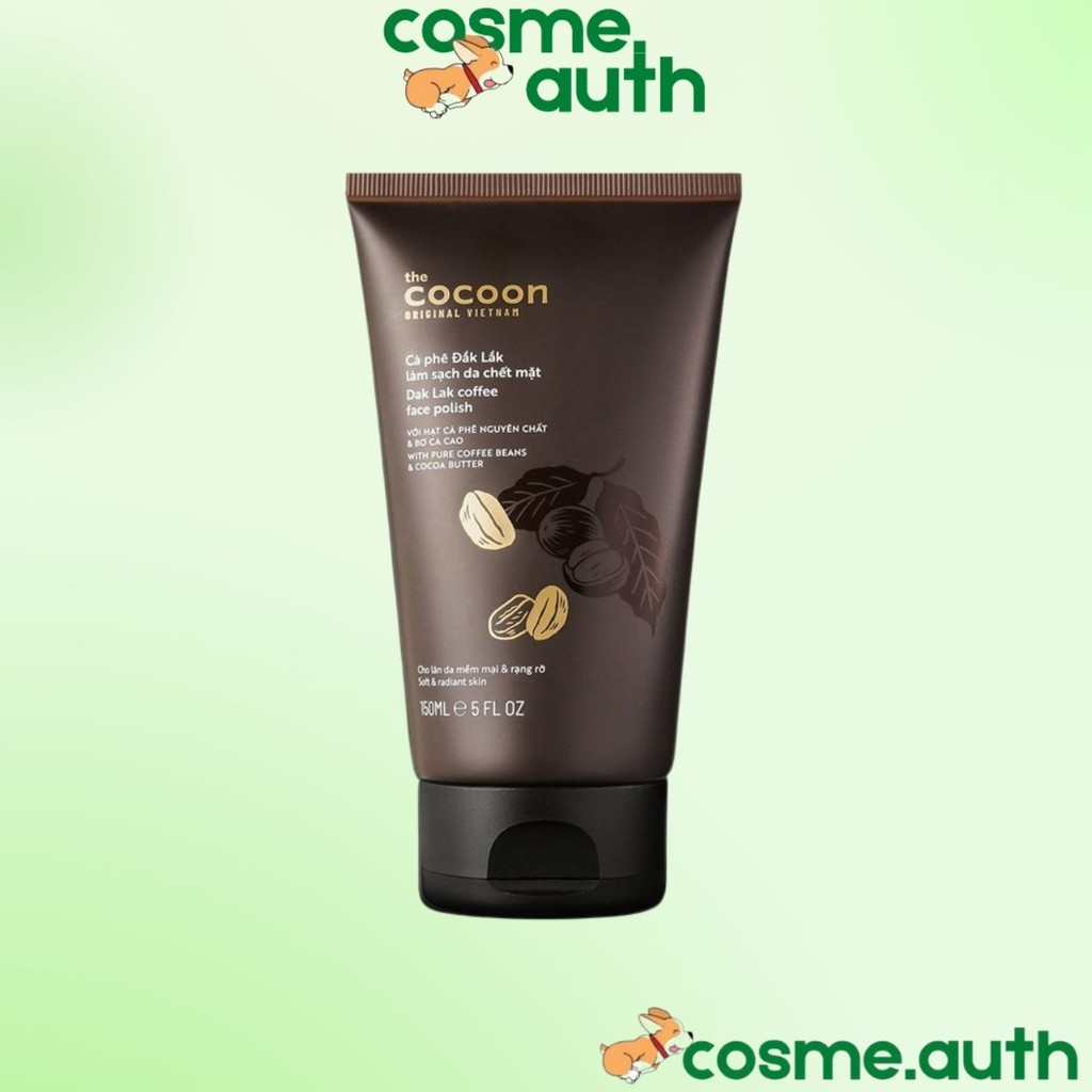 Tẩy Tế Bào Chết Mặt Cà Phê Đắk Lắk Cocoon Coffee Face Polish 150ml