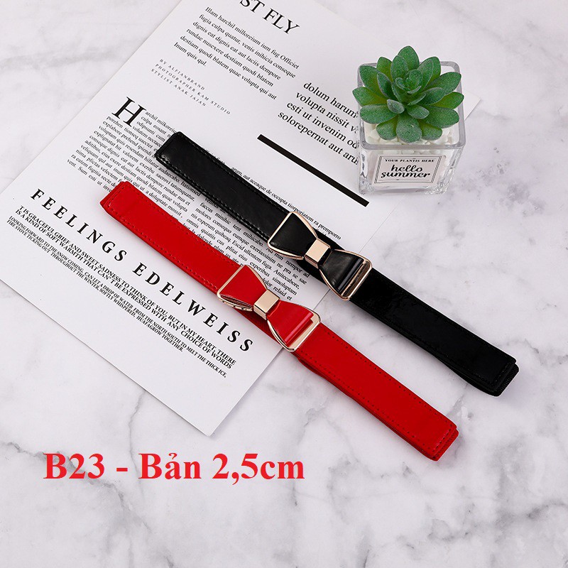 Đai váy nơ bản nhỏ 2.5cm B23