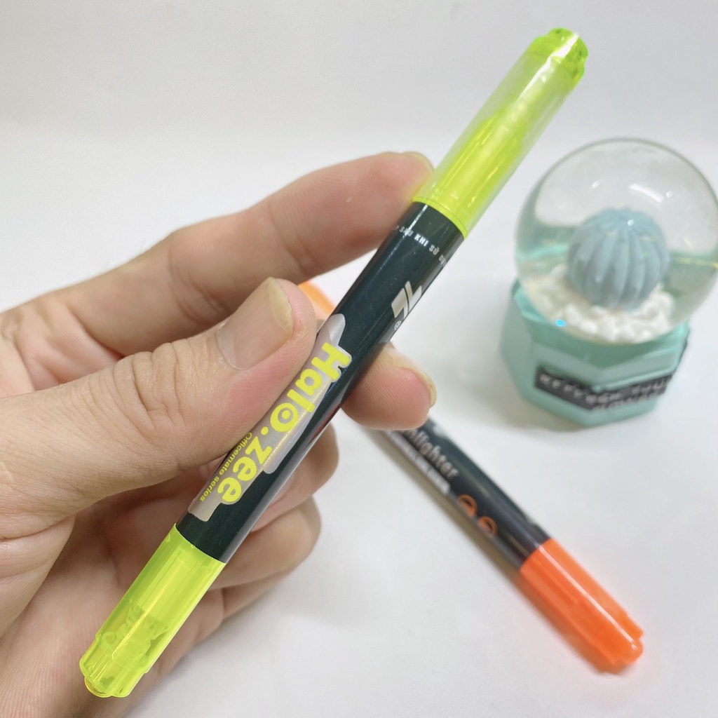 Bút Highlight Halo.zee dạ quang, bút đánh dấu ghi nhớ dòng nhiều màu bắt mắt