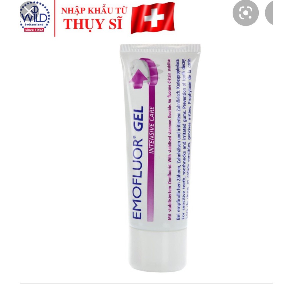 Kem đánh răng trị ê buốt răng Emoform- F- EMOFORM GUM CARE -EMOFLUOR GEL