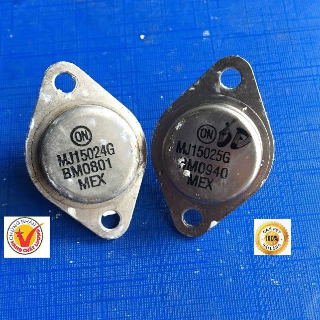 cặp sò sắt MJ15024 MJ15025 tháo máy nguyên gốc 15024 15025