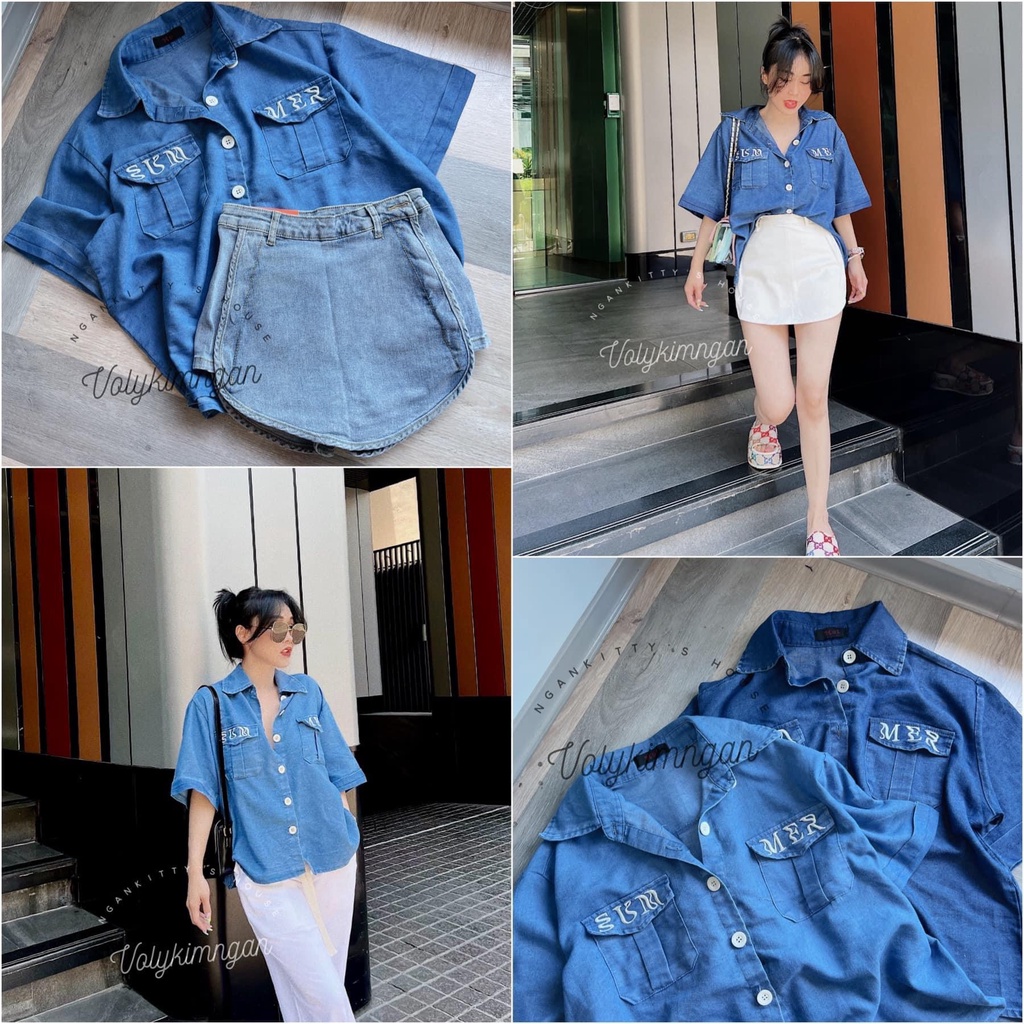 Áo sơmi denim 2 TL