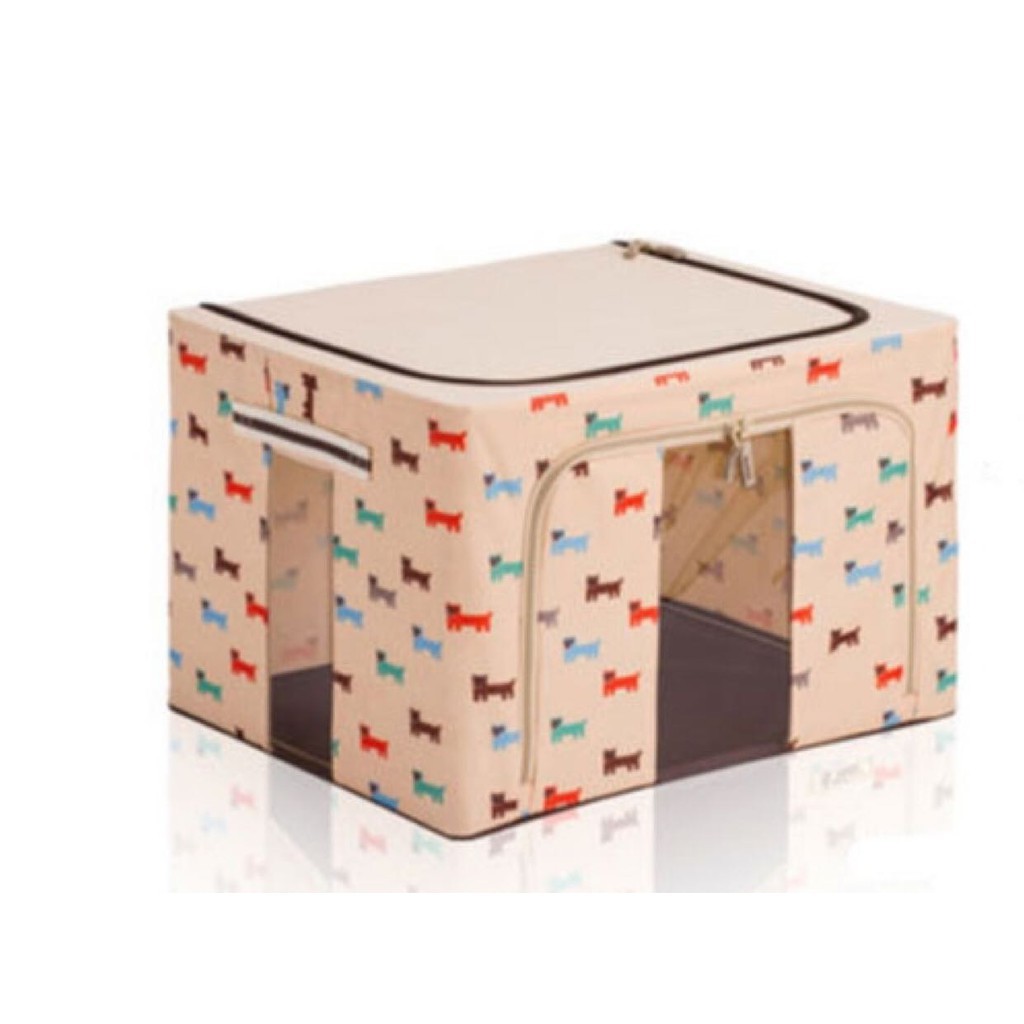 Túi vải đựng đồ quần áo khung thép chịu lực[Giảm giá sốc]