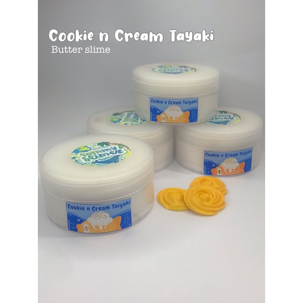 KEM CÁ BÁNH QUY - butter slime, slime bơ, đồ chơi slime, slime handmade