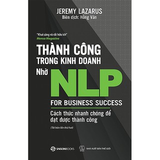 SÁCH: Thành công trong kinh doanh nhờ NLP - Tác giả Jeremy Lazarus