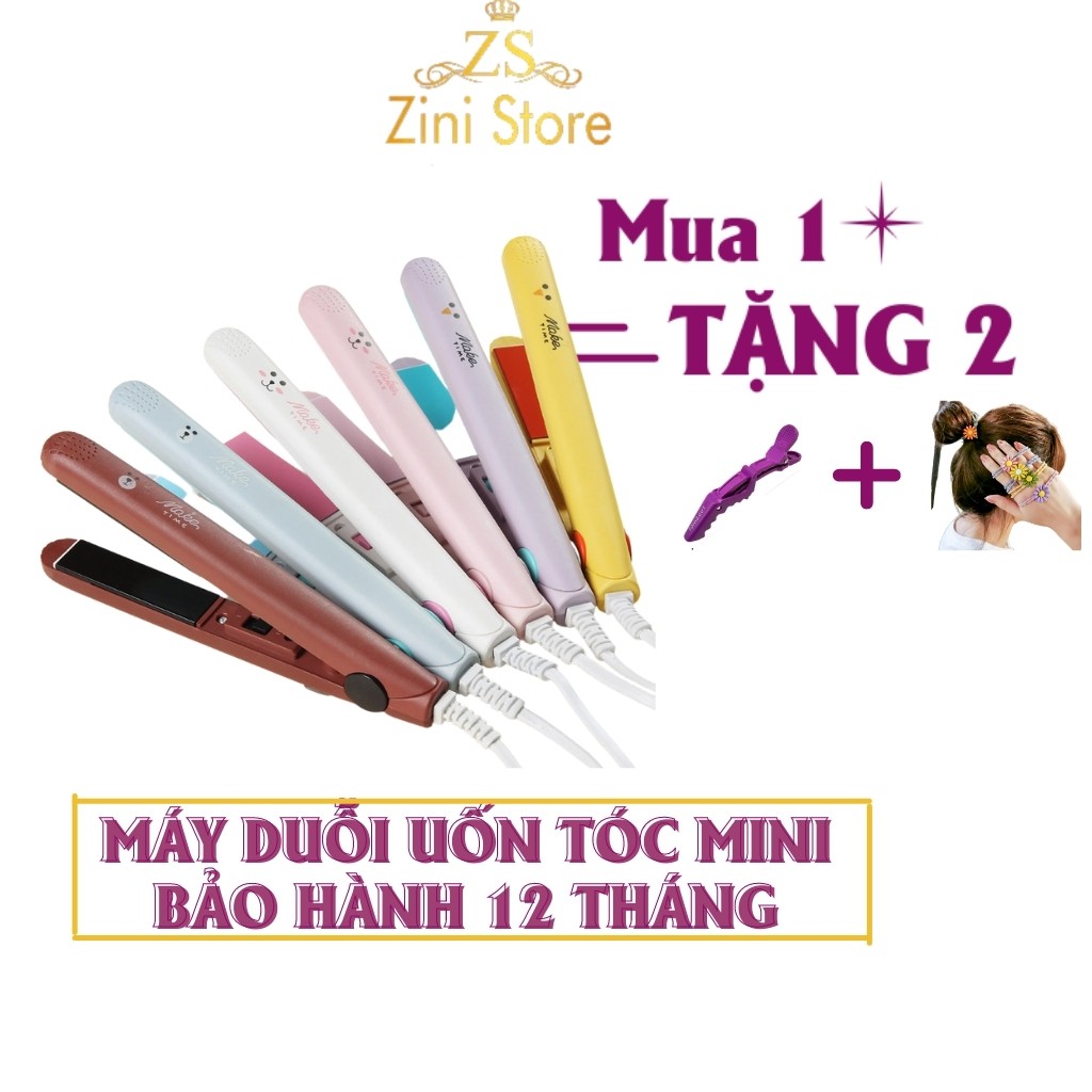 Máy duỗi tóc mini , ép tóc MAKE TIME duỗi tóc, ép tóc, kéo tóc cao cấp-ZINI STORE