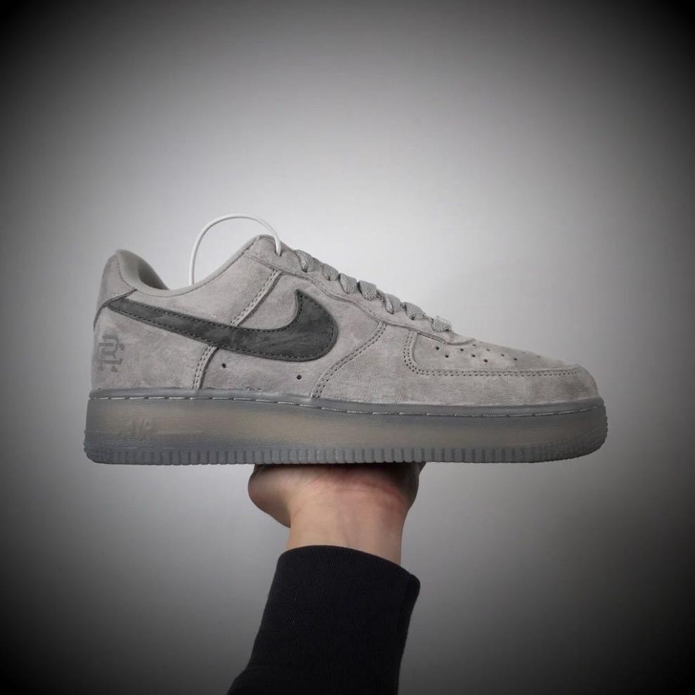 Giày AF1 Reigning Champ xám da lộn 807618-200 cao cấp nhẹ êm thoáng