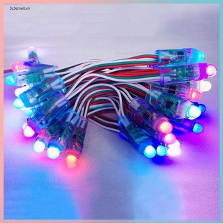 ✨chất lượng cao✨dc 5v 50pcs ws2811 rgb full color 12mm pixels digital addressable led string