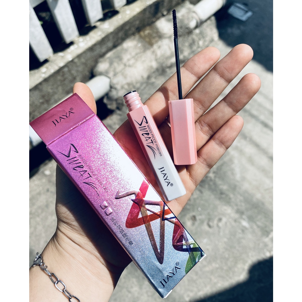 Ảnh thật Mascara Hồng JIAYA Sweet Waterproof Siêu Vi 7g Auth Nội Địa