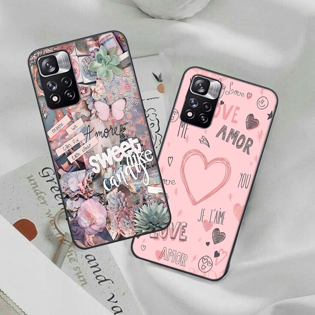 Ốp điện thoại Redmi Note 11 / Note 11S /Redmi Note 11 Pro 5G lưng nhựa viền silicon in hình