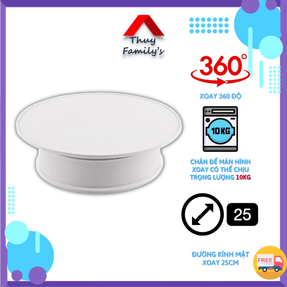 ĐẾ XOAY QUAY VIDEO CHỤP HÌNH SẢN PHẨM 32CM PULUZ CHỊU TẢI 10KG