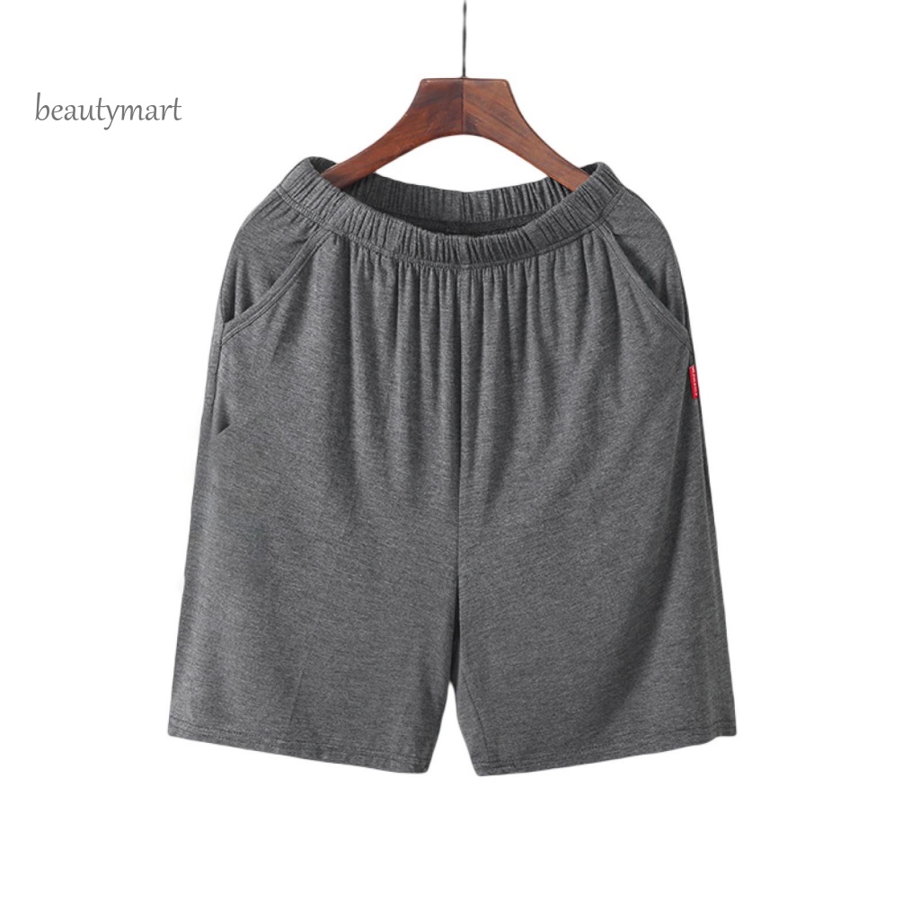 Quần short ống rộng lưng thun thoải mái thời trang cho nam