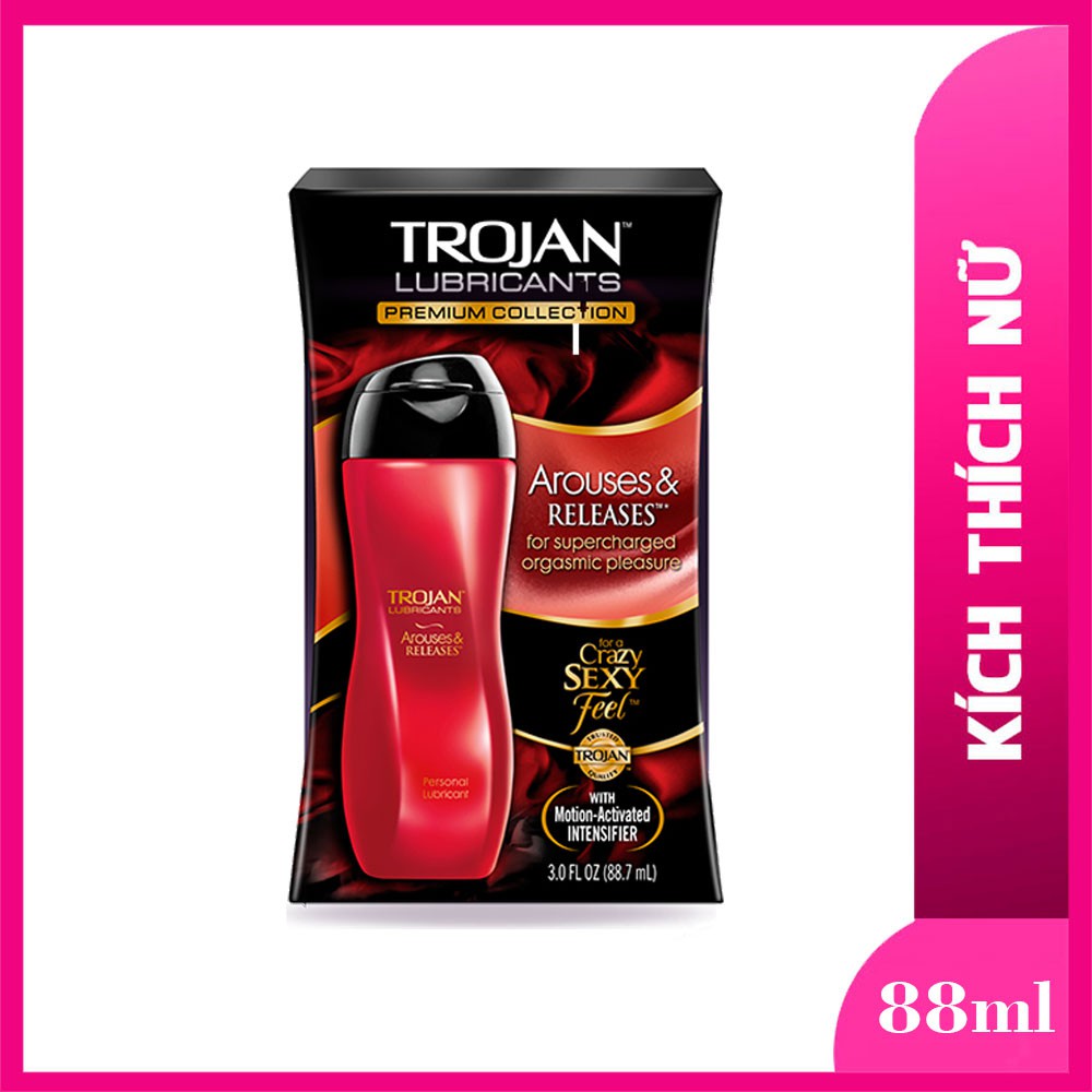 Gel bôi trơn khơi dậy cực khoái Trojan Arouses And Releases