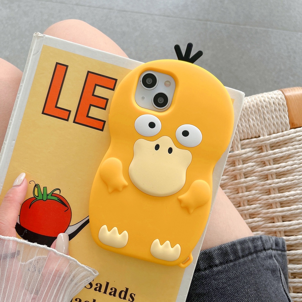 Ốp Điện Thoại Mềm Chống Sốc In Hình Vịt Hoạt Hình Cho iPhone 6 7 8 Plus X XS XS MAX XR 11 12pro 13promax