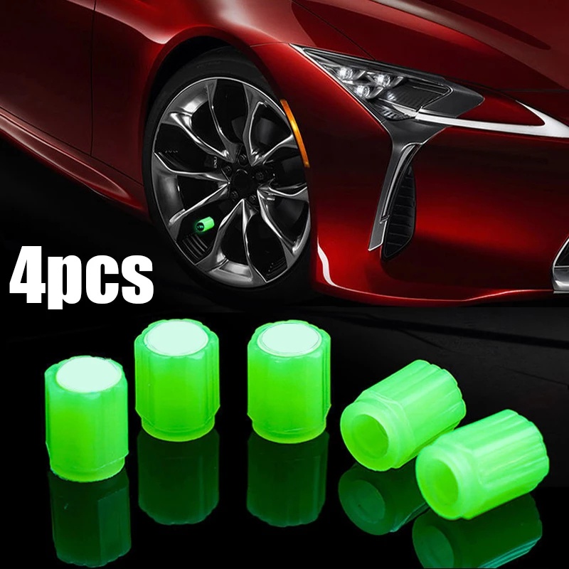 Nắp Van Bánh Xe Dạ Quang Chống Bụi Trang Trí Độc Đáo