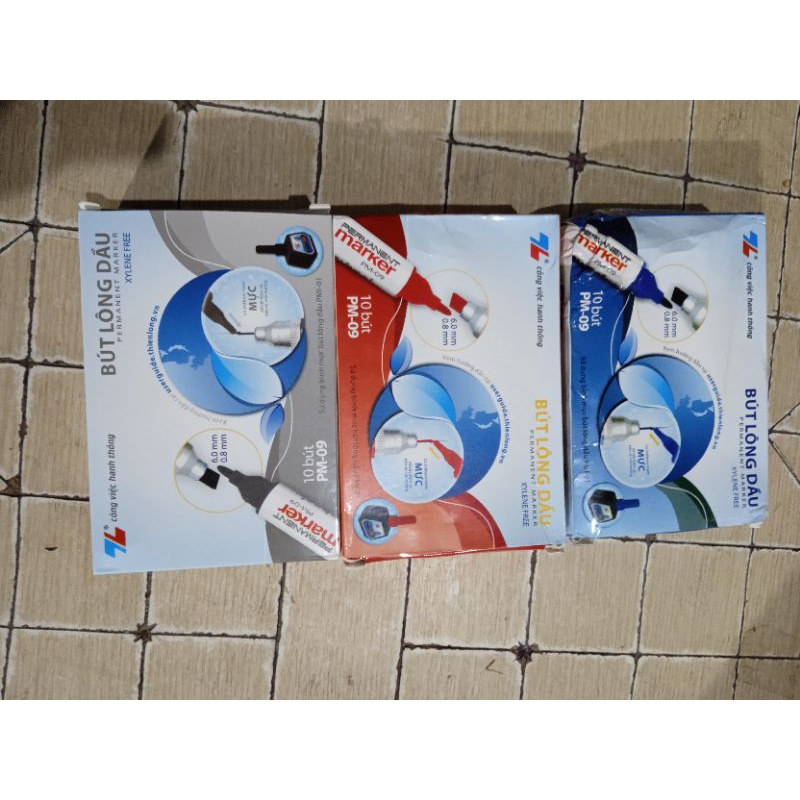 Hộp 10 Bút Lông Dầu TL-PM09 Cao Cấp