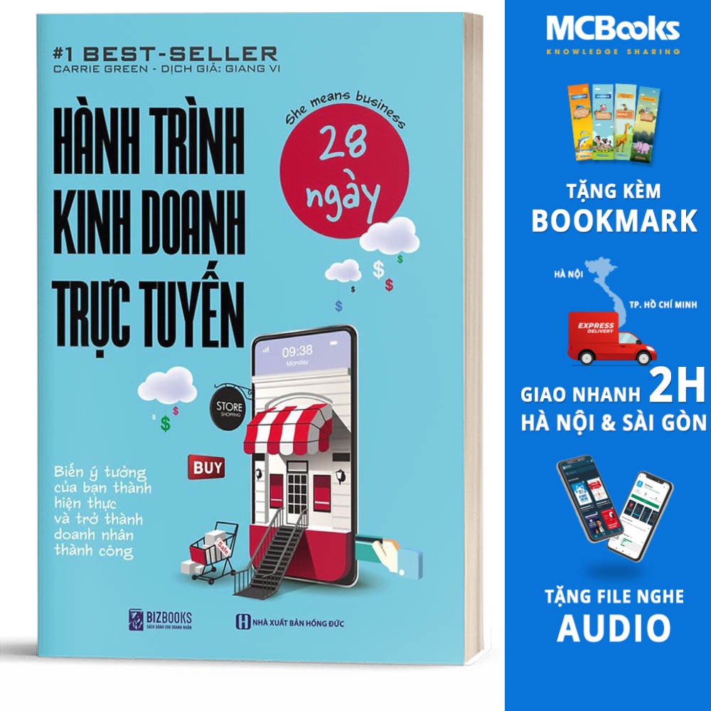 Sách - Hành trình kinh doanh trực tuyến 28 ngày - BizBooks