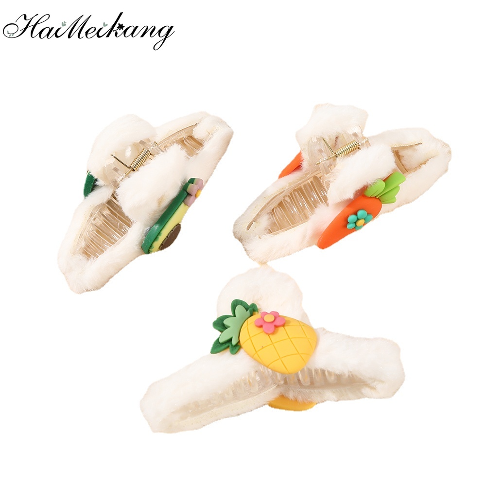 Kẹp tóc Haimeikang kiểu trái cây dễ thương thời trang dành cho nữ