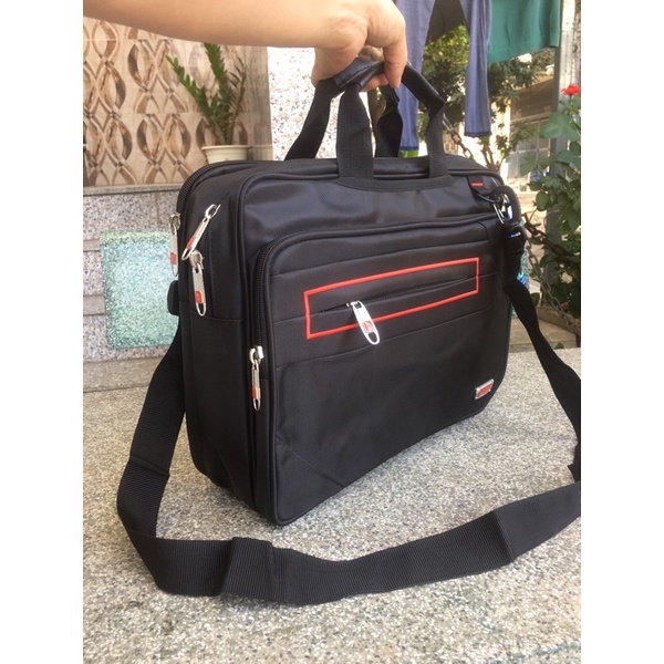 40x30cm - Cặp đa năng  7 ngăn dành cho học sinh giáo viên công sở, Cặp Laptop - DN03