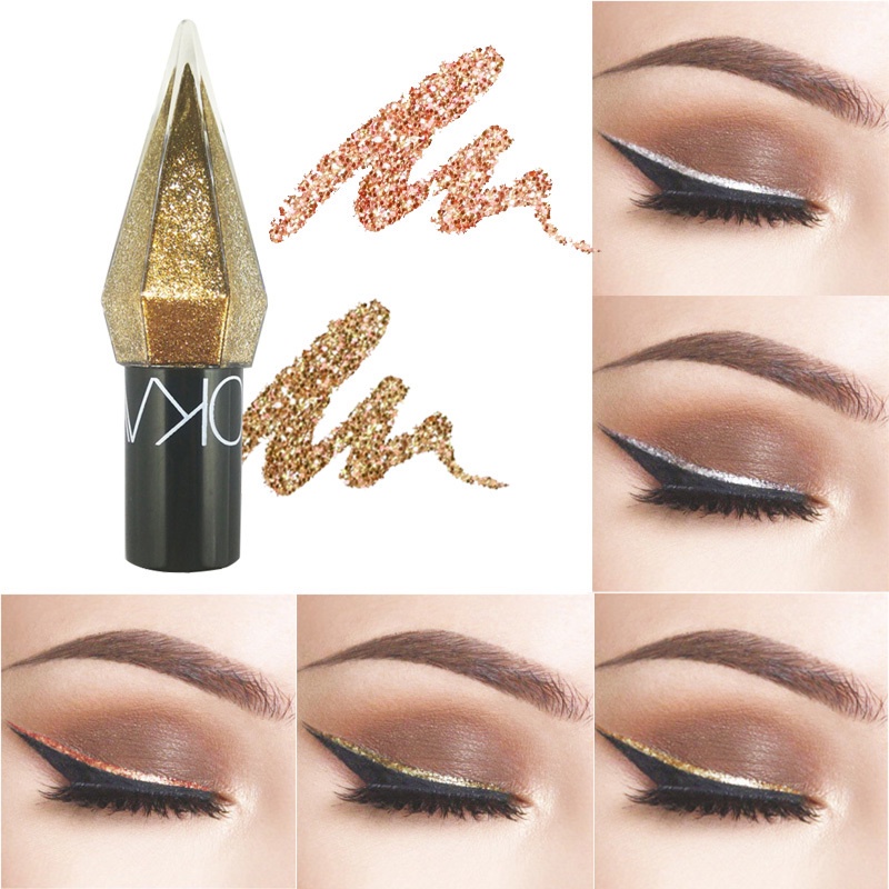 Bút Kẻ Mắt Dạng Lỏng 5 Màu Tùy Chọn Nhanh Khô Tiện Dụng