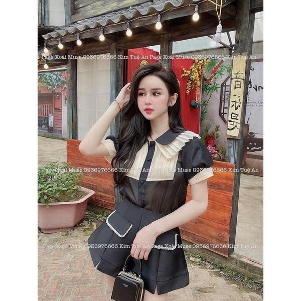 Sét tacta áo phối dập li