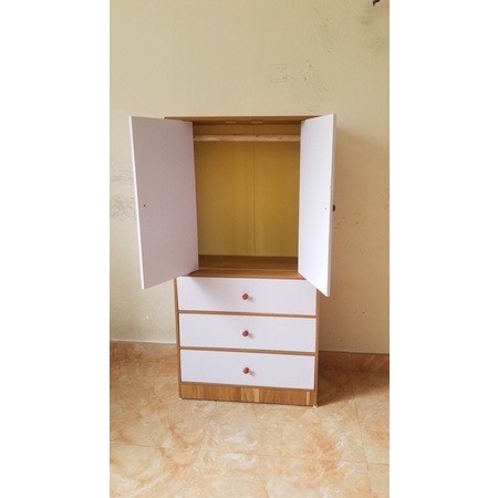 Tủ treo quần áo trẻ em đa tầng, Chất Liệu Gỗ MDF Phủ Melamin Chống Thấm Hiệu Qủa Giúp Quần Áo Gọn Gàng Ngăn Nắp XẢ KHO