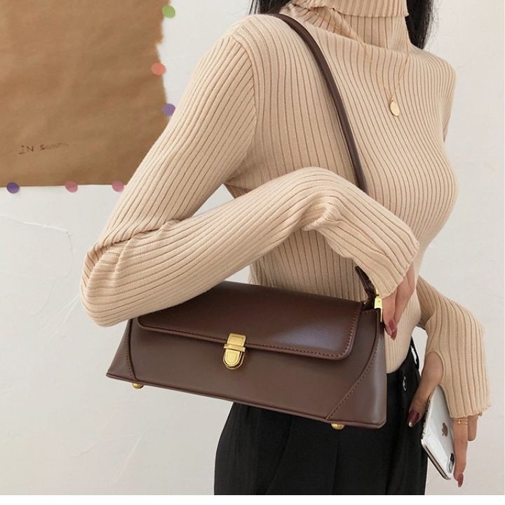 [Mã FAMAYWA2 giảm 10K đơn 50K] Túi xách kẹo nách nữ OBAGGY Túi xách khoác vai da trơn | BigBuy360 - bigbuy360.vn