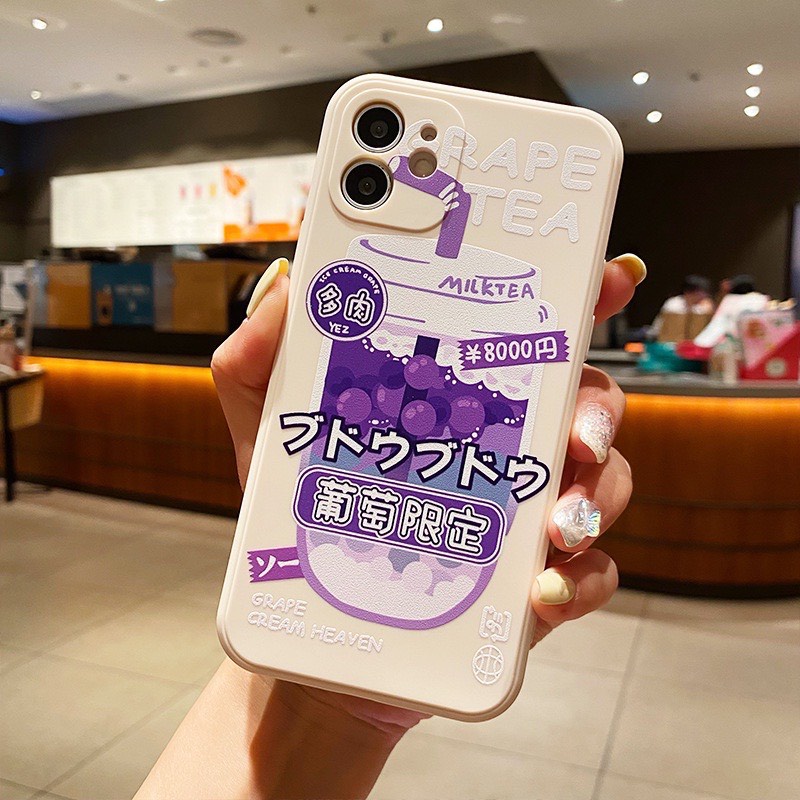 Ốp lưng BVC cạnh vuông giả 14 kem 5 6 5s/6/6plus/6s/6splus/7/7plus/8/8plus/x/xr/xs/11/12/pro/promax/13/14Promax